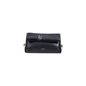 Liu Jo Black Polyethylene Clutch Women's Bag